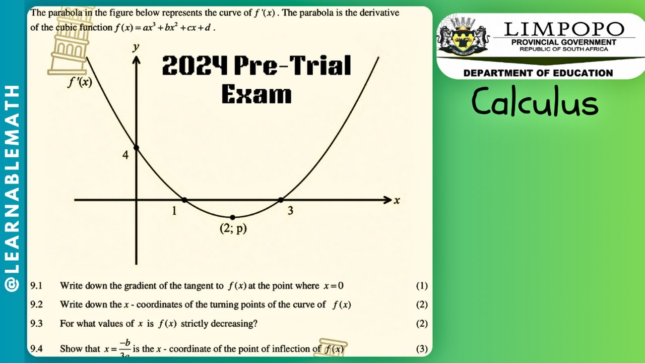 2024 Pre-Trial Exam Mathematics P1 Calculus ||