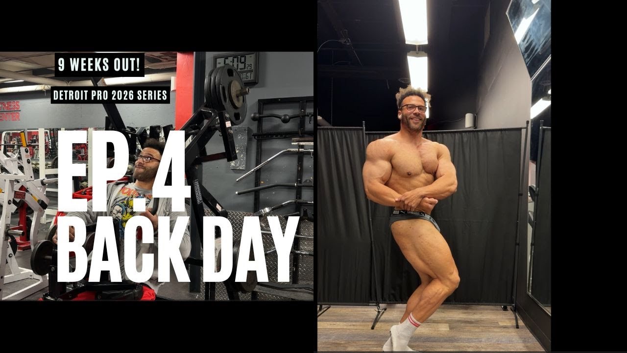 2026 IFBB Detroit Pro | Ep. 4 | 9 Weeks Out! | Back and Shoulders | Physique Update |
