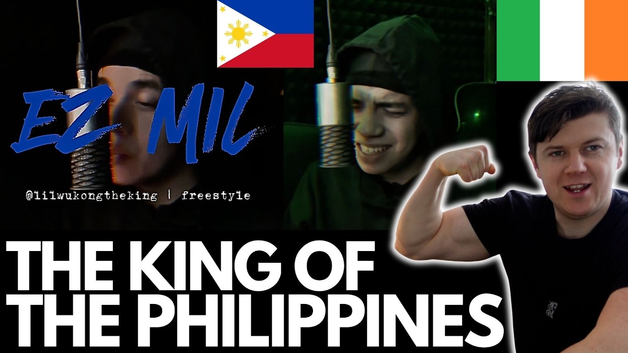 🇵🇭EZ MIL - lilwukongtheking Freestyle - IRISH REACTION