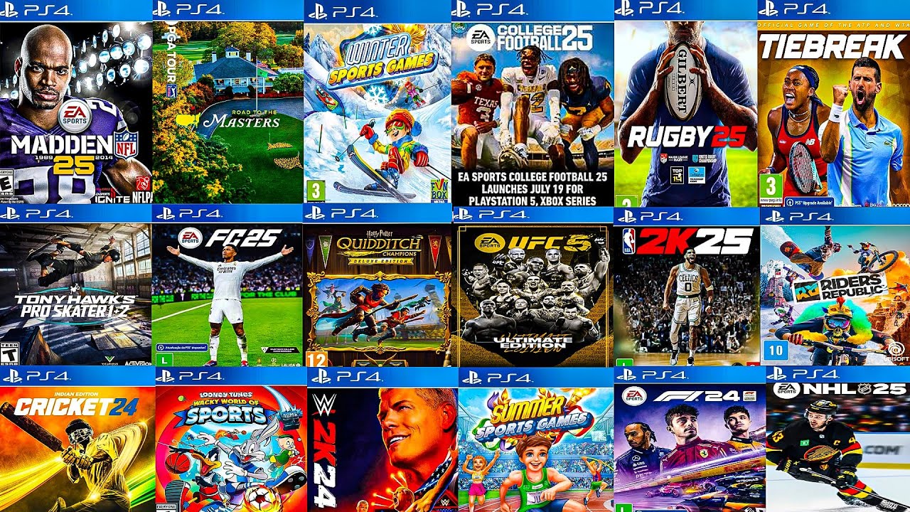 Топ-25 лучших спортивных игр для PS4