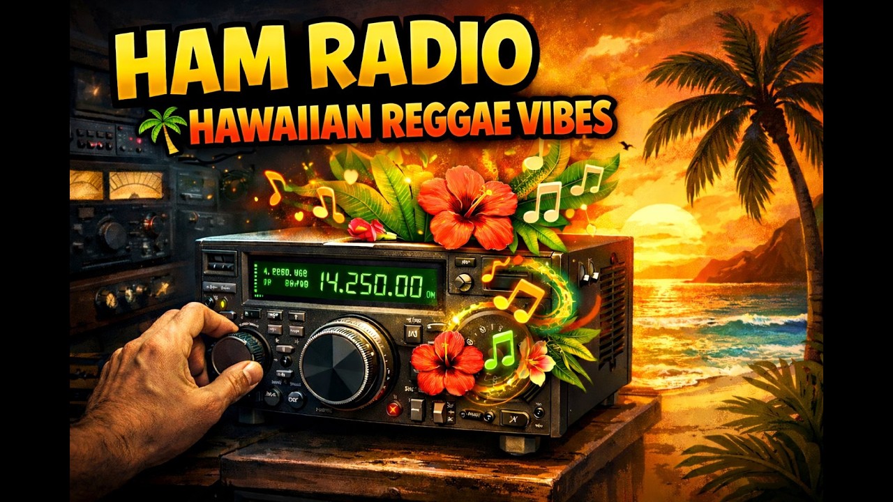 What if a HAM storyteller goes on holiday on a tropical island? 🎙️🌊 (Hawaiian Reggae vibes)