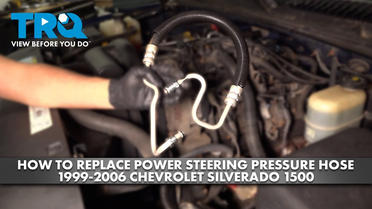 Как заменить шланг гидроусилителя руля на Chevrolet Silverado 1500 1999-2006 гг.