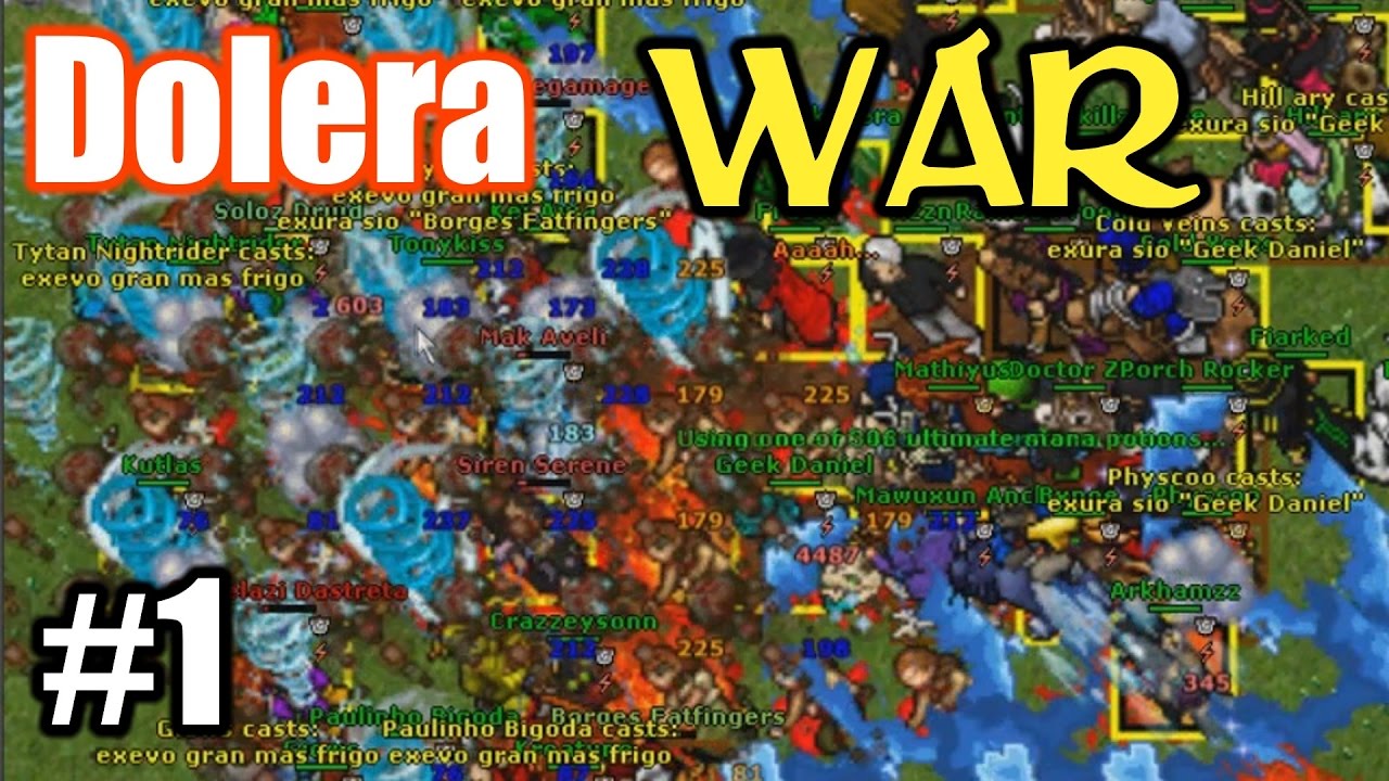 Tibia - Dolera War [Hardcore PvP] #1