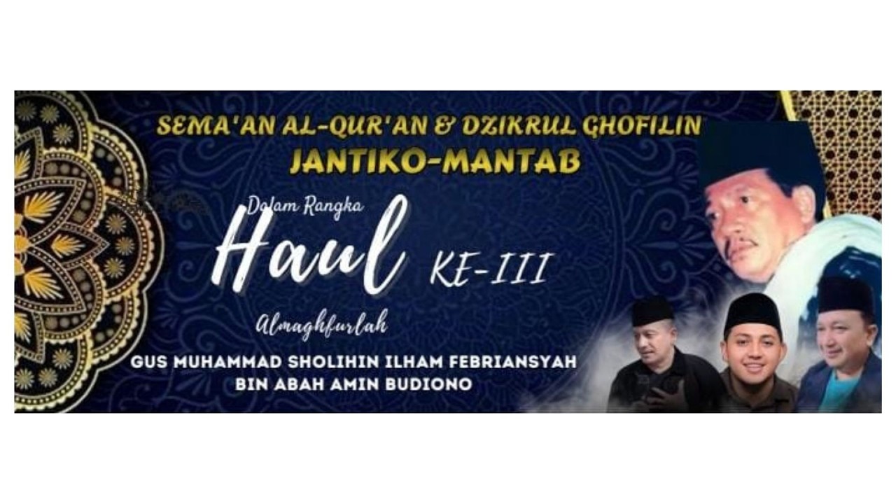 LIVE - SEMA'AN AL-QUR'AN & DZIKRUL QHOFLIN HAUL KE-III GUS MUHAMMAD SHOLIHIN ILHAM FEBRIANSYAH 2026