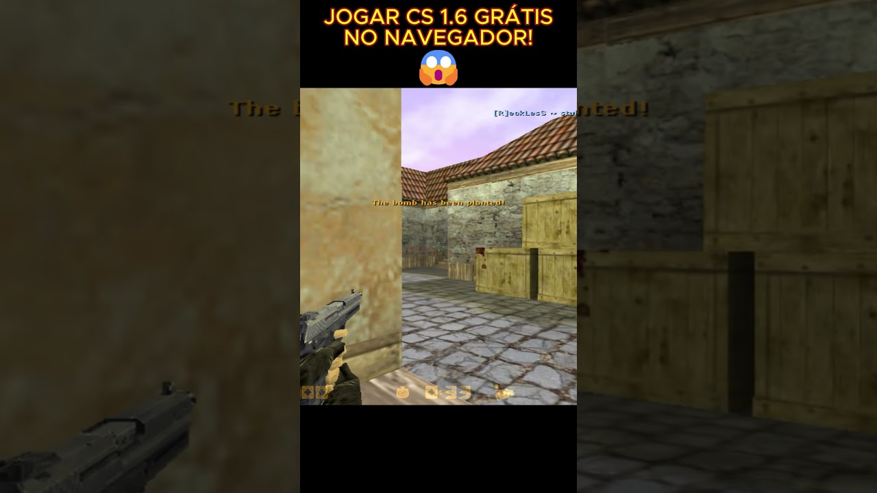 Como jogar cs 1.6 GR&Aacute;TIS SEM BAIXAR