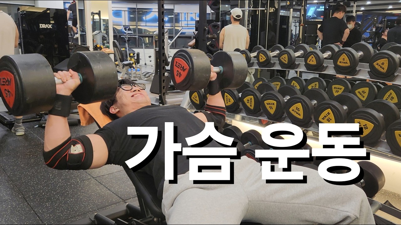 가슴 운동 많이 될거야 (가슴 운동 루틴)