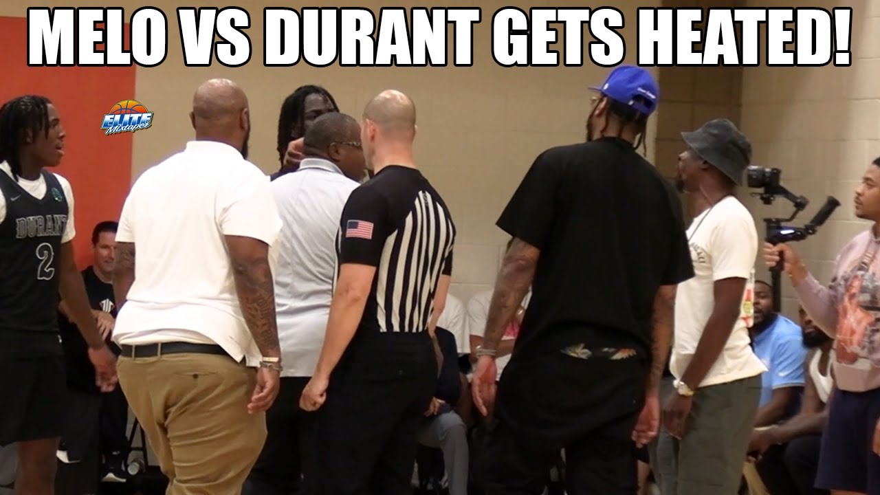 DON’T MESS WITH CARMELO! 🤬 Kiyan Anthony vs. Acaden Lewis