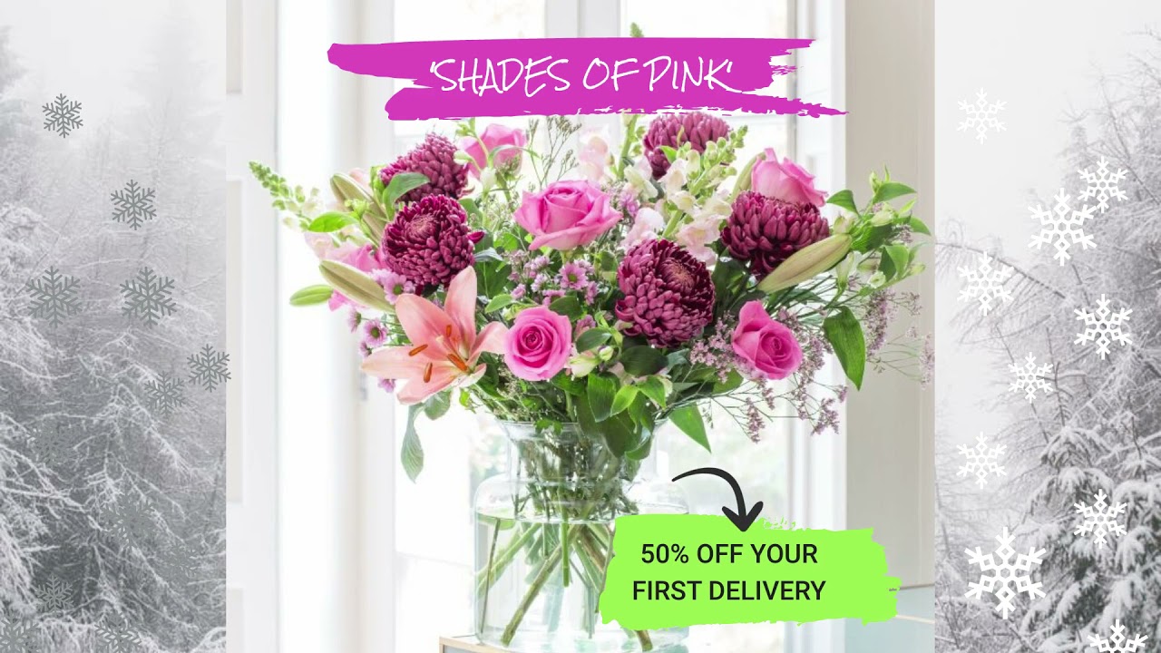 Christmas Gift Flower Subscription - The Perfect Christmas Gift for Family, Friends and Loved Ones!