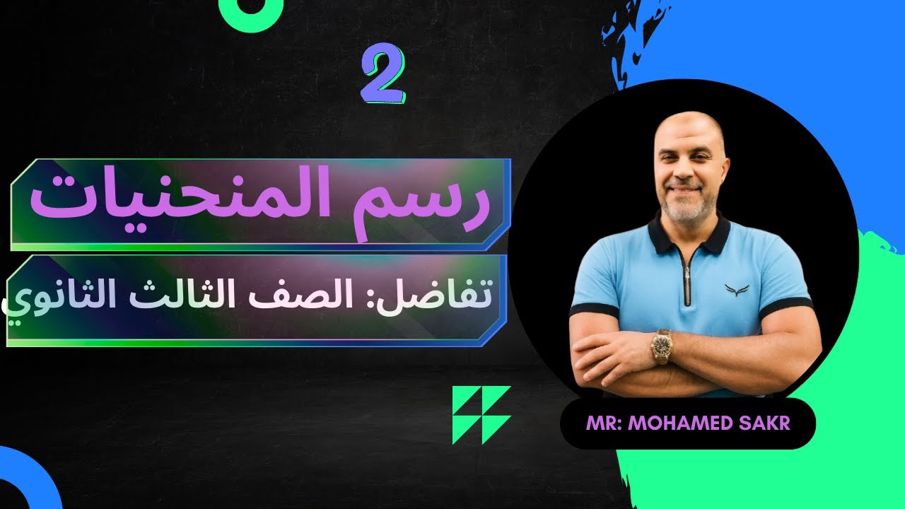 رسم المنحنيات💥تفاضل💥الجزء الثاني💥الصف الثالث الثانوي💥مستر محمد صقر🎯