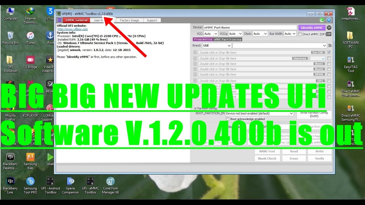 BIG BIG NEW UPDATES UFi Software V.1.2.0.400b is out