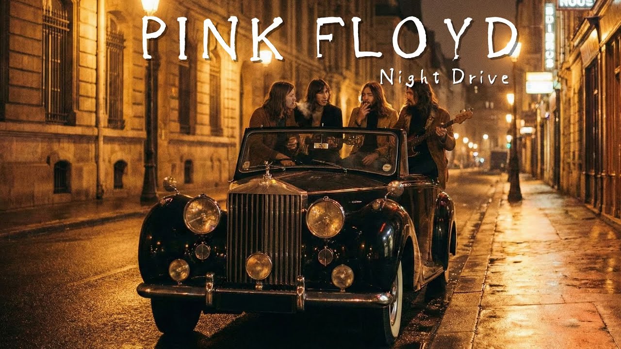 Late Night City Drive &mdash; Moody Rock Guitar & Neon Streets (Full Playlist)