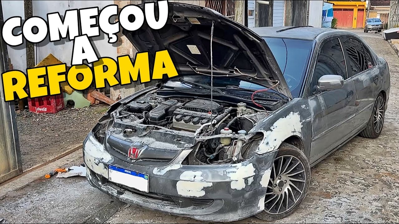 PREPARAMOS O CIVIC PRA RECEBER A COR NOVA!