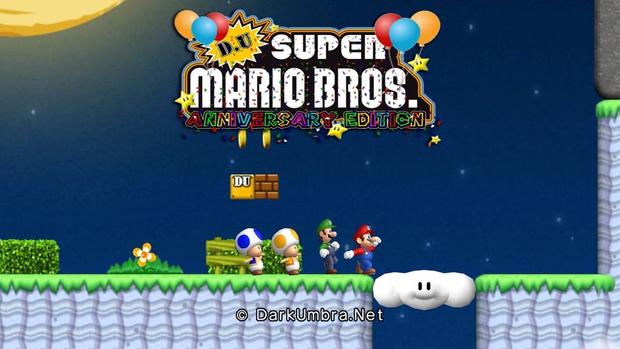 D.U Anniversary Edition New Super Mario Bros.Wii 100% Complete (No Death)