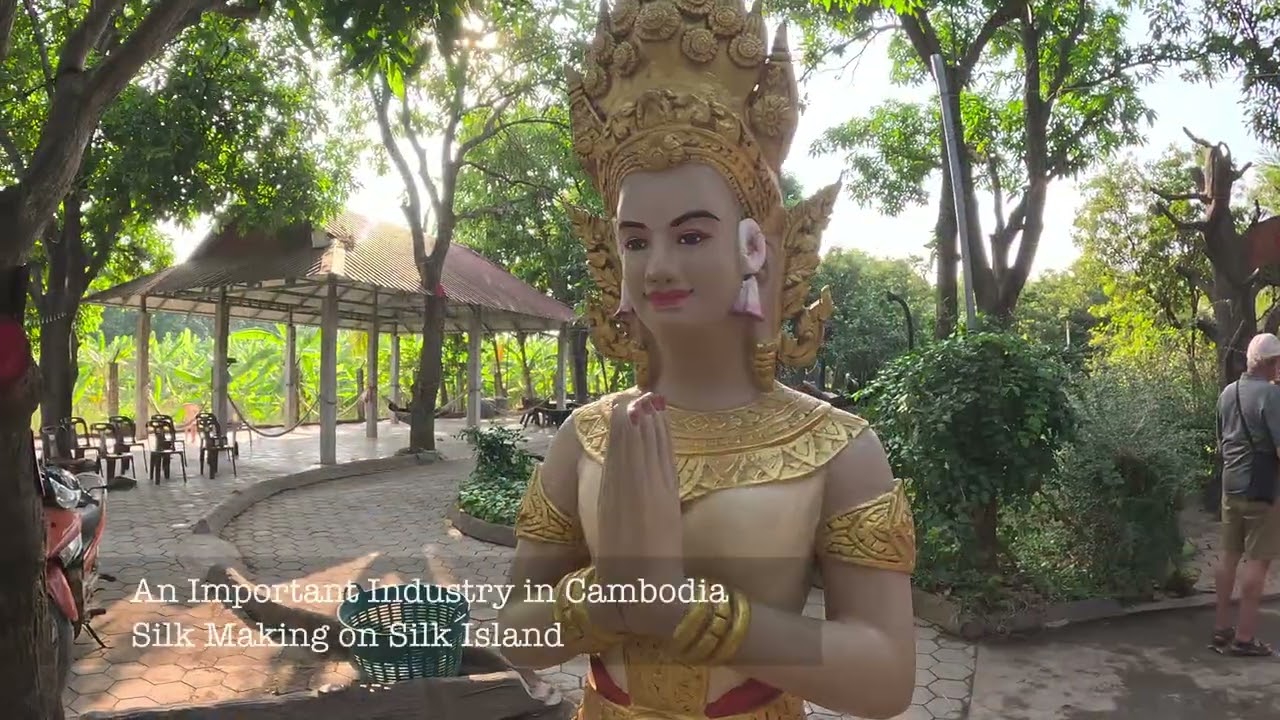From a sow's ear to a silk purse !!  #cambodia #silkmaking