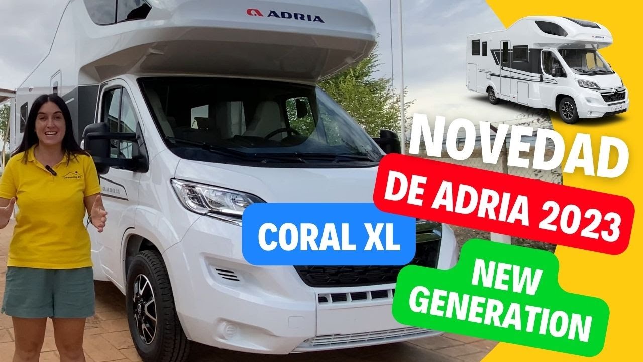 Nueva CORAL XL de ADRIA ✅ Rediseñada al estilo NEW GENERATION 🔆 Coral XL 660 SL ⭐ Camas gemelas ⭐