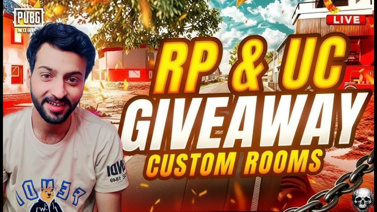 LIVE UC & RP GIVEAWAY 🔥 Custom Rooms On! | Join Fast 💥#pubg