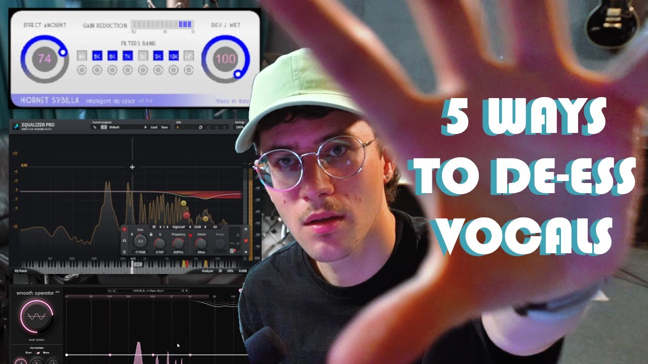 5 Ways to De-ess Vocals in Music Production