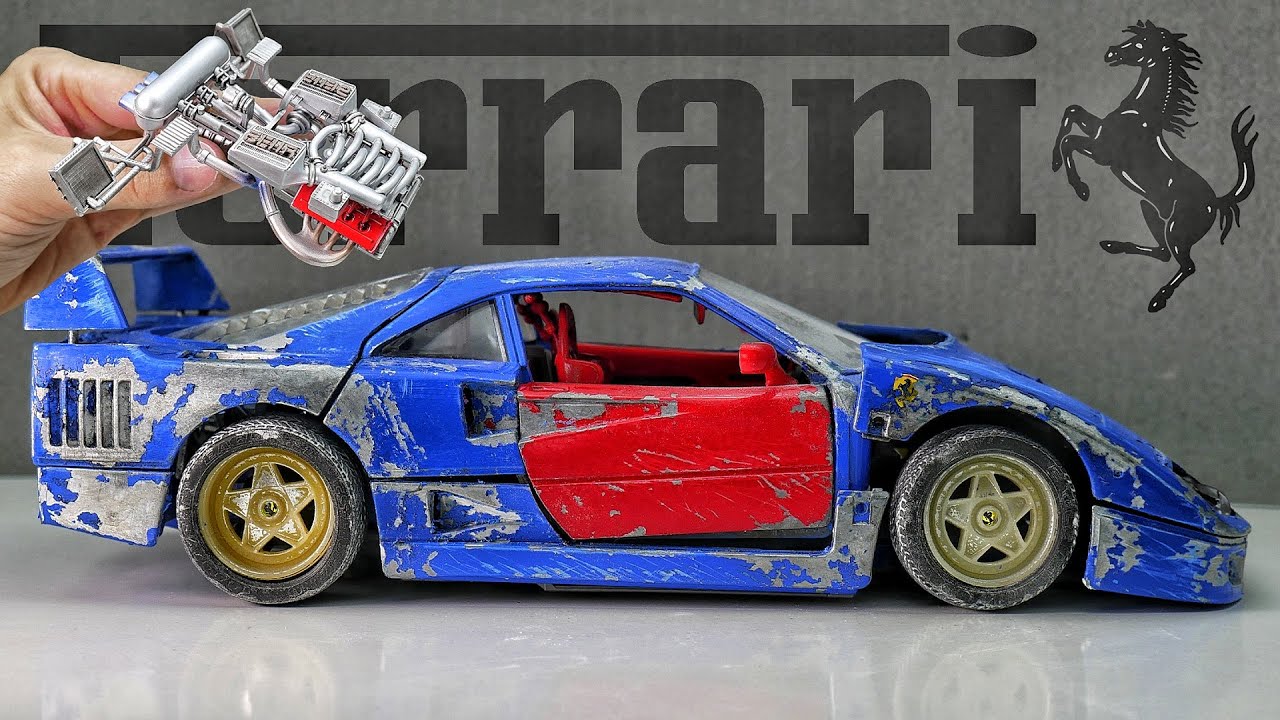 Restoration and Tuning Ferrari F40 - Super realistic restore SuperCar