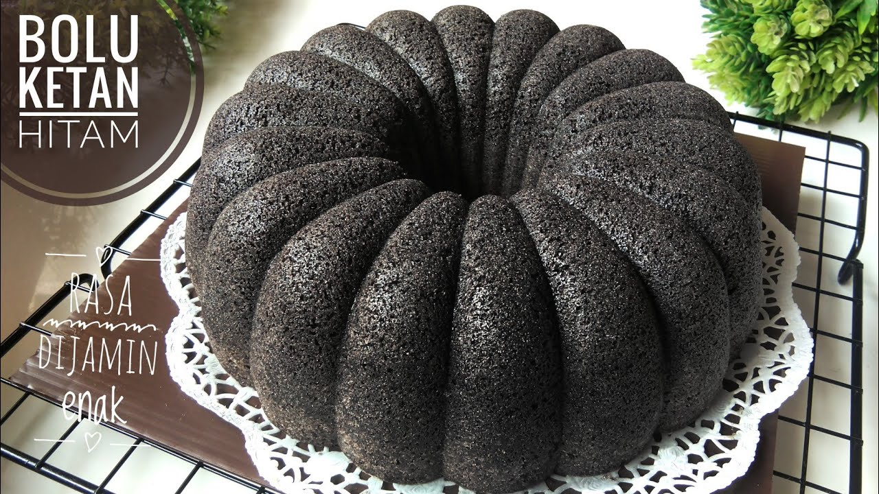 RESEP BOLU KETAN HITAM KUKUS SUPER ENAK, MOIST SUPER LEMBUT RASA PREMIUM