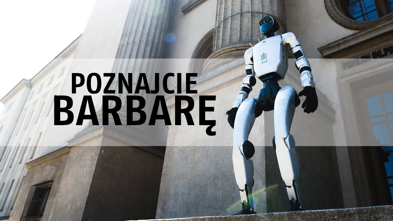 Poznajcie Barbarę! Nowoczesnego robota humanoidalnego AGH