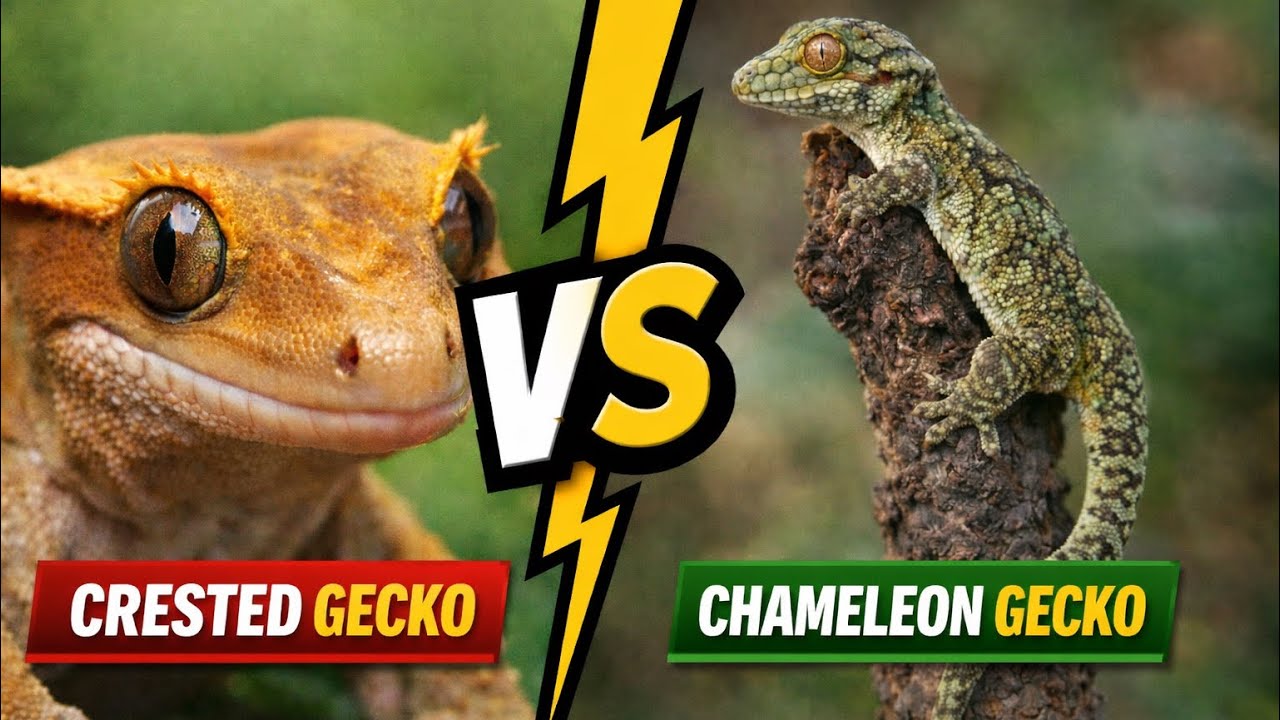 Crested Gecko vs Chameleon Gecko – What’s the Difference?