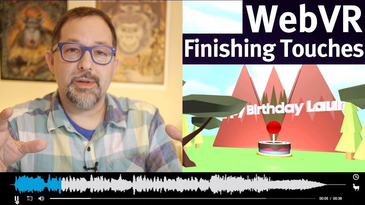 7/7 How to add finishing touches like sound and sky to your WebVR scene