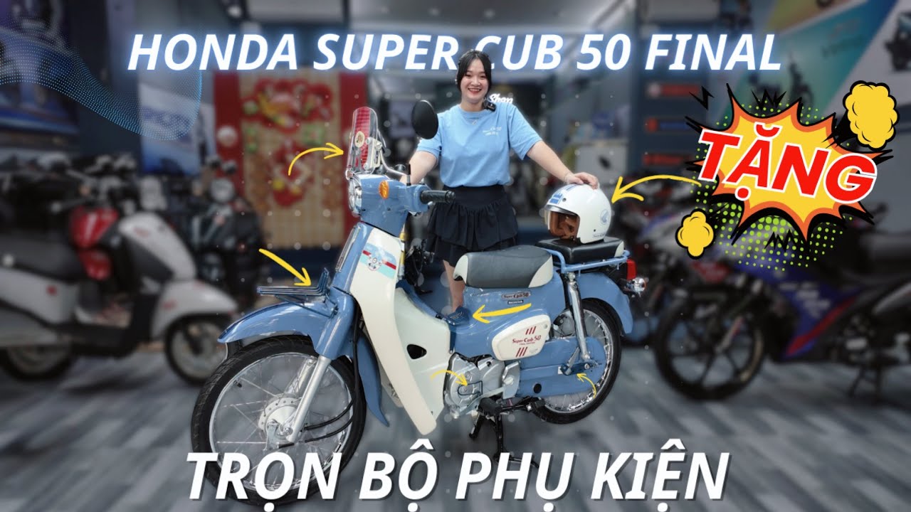 Sắm Cub 50 Final Edition Custom Phụ Kiện Vi Vu Tết 2026 Cả Nhà Ơi, Cub Shop Giao Toàn Quốc Nha