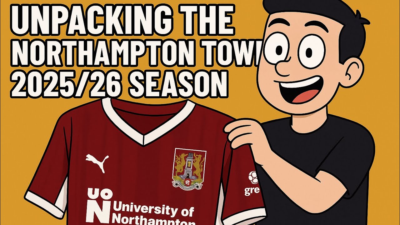 Unpacking the Northampton Town 2025/26 Home Shirt | Classic Claret Look! #dhgate #review