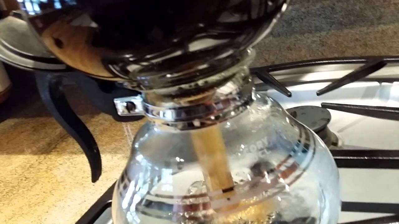 All glass vintage Cory vacuum coffee pot