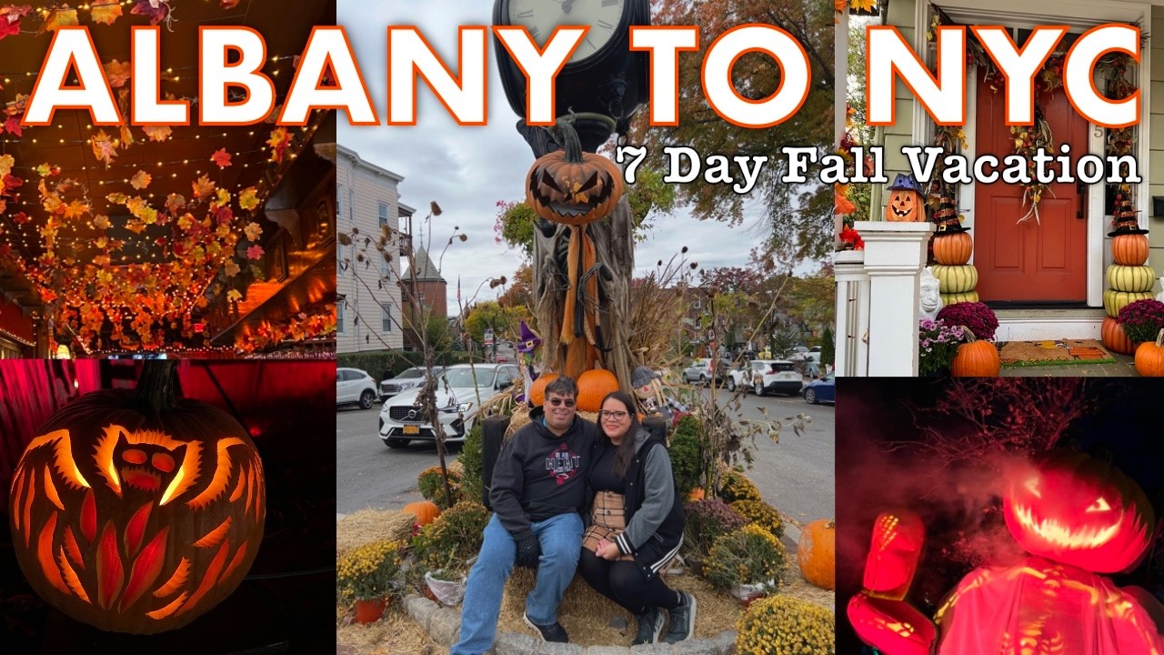 The Ultimate Halloween Road Trip 🍂 | Albany to NYC + Sleepy Hollow & The Great Jack O’Lantern Blaze