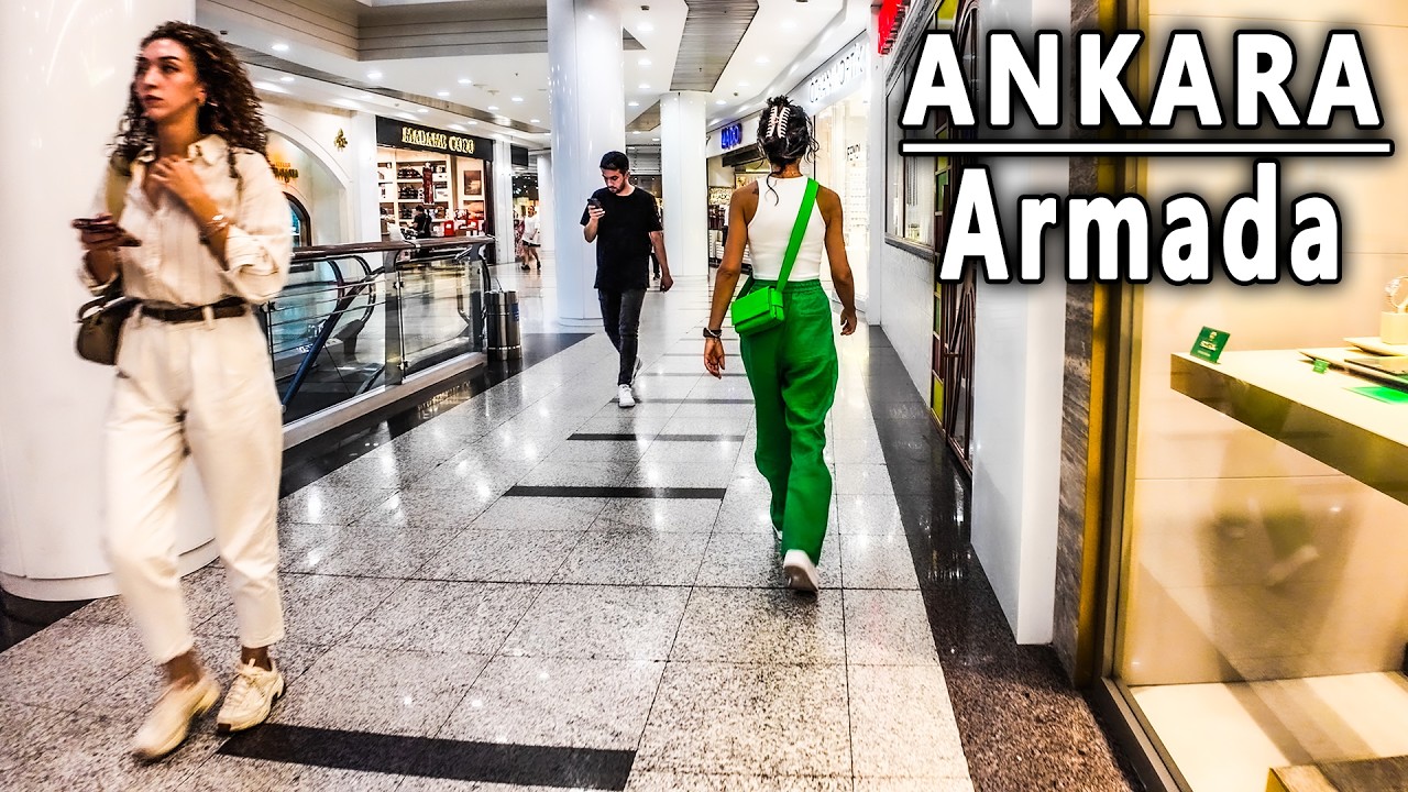 Armada AVM Ankara’da 4K Yürüyüş | Mall Tour with Stunning Views