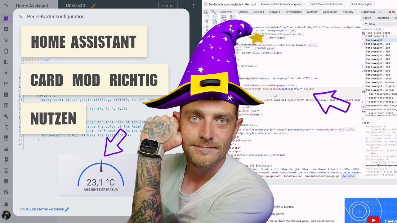 card-mod in Home Assistant meistern & Shadow DOM | Fortgeschrittenes Styling