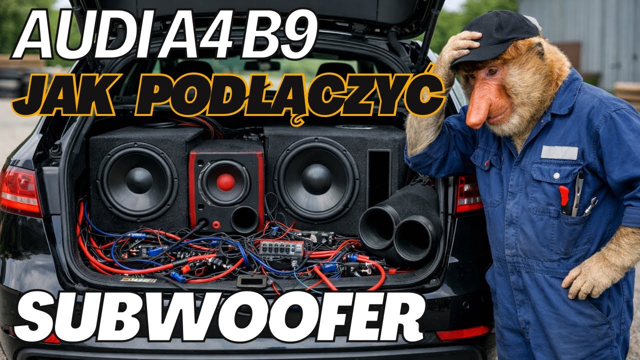 Audi A4/A5/Q5 B9 - Jak podłączyć subwoofer/How to connect a subwoofer