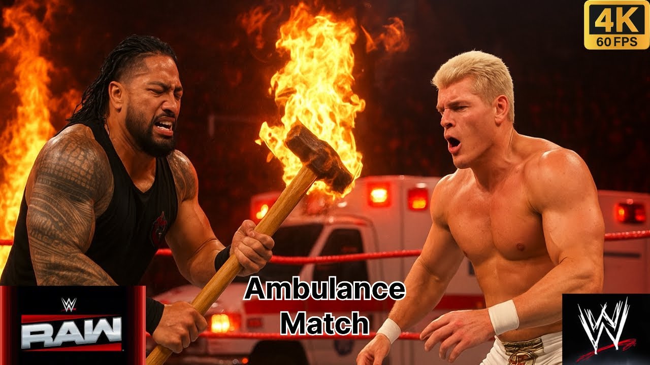WWE Wrestling Jey Uso Vs Cody Rhodes Ambulance Match #wwe2k25 #WWE #wwe2k24 #ps5 #viralgame #games