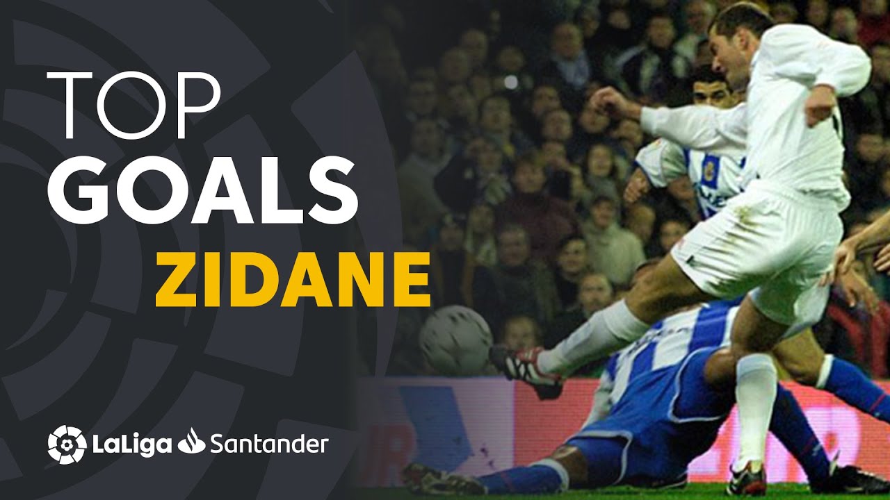 TOP 25 GOALS Zinedine Zidane LaLiga Santander