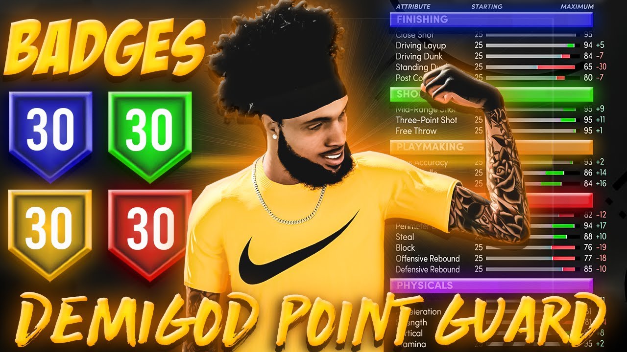 *NEW* BEST POINT GUARD BUILD ON NBA 2K21 NEXT GEN!! 30 SHOOTING BADGES!!
