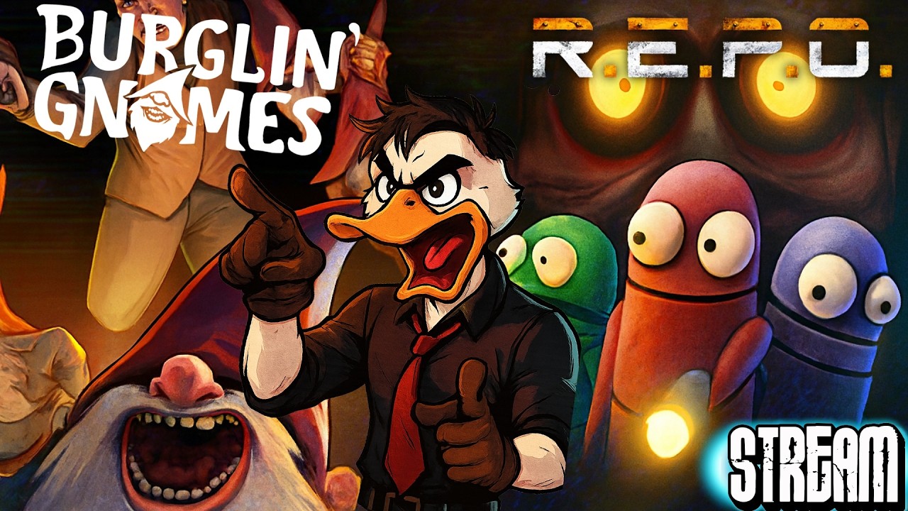 ВЫНОСИМ ВСЕ | Burglin' Gnomes | R.E.P.O. | КООП | СТРИМ | ПРОХОЖДЕНИЕ НА РУССКОМ