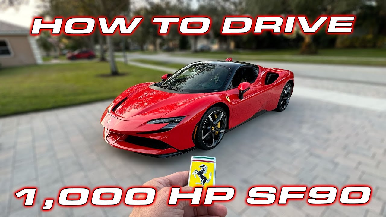 How to drive the 1,000 HP Ferrari SF90 Stradale