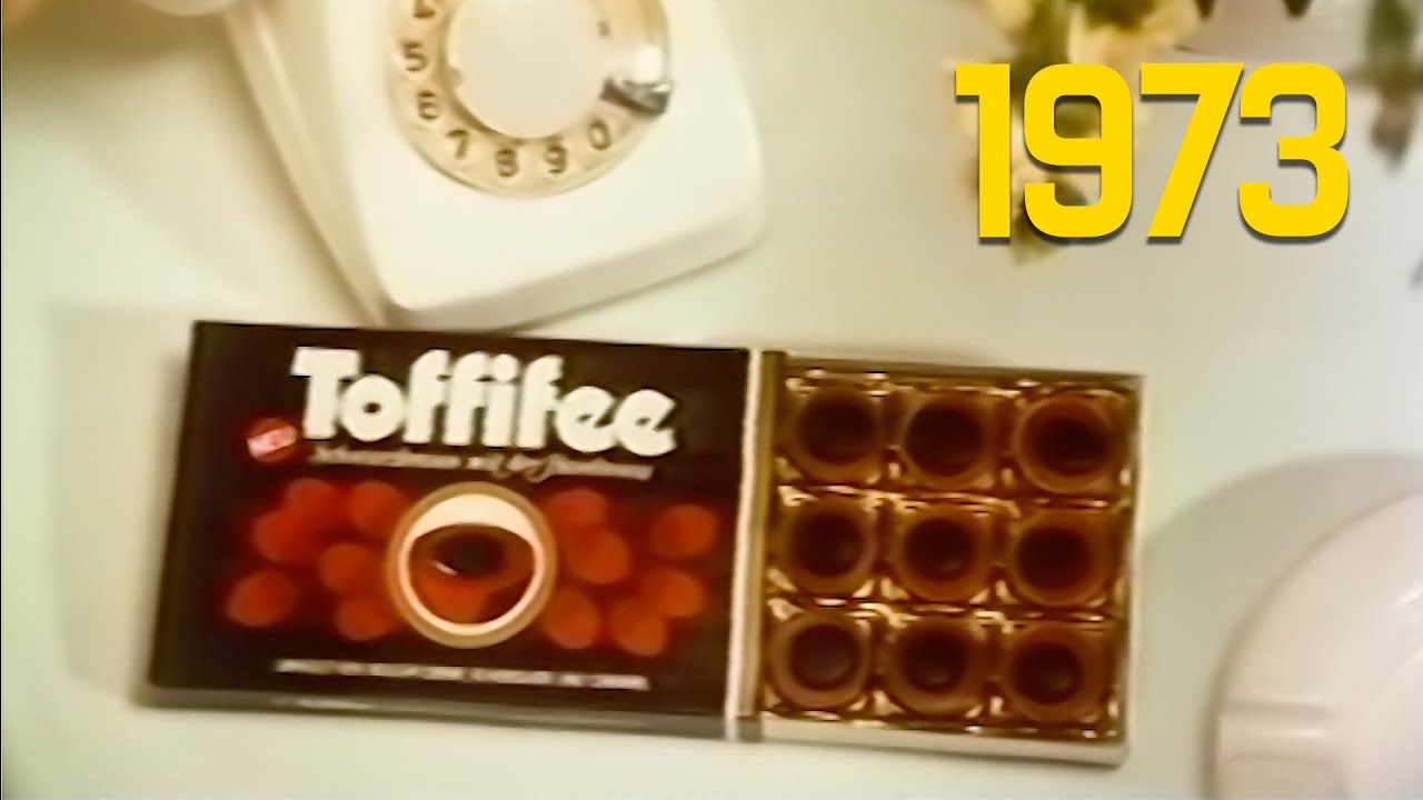 Werbung von 1973 - SFB Teleb&auml;rchen mit Toffifee & Tabac Original (06.12.1973)