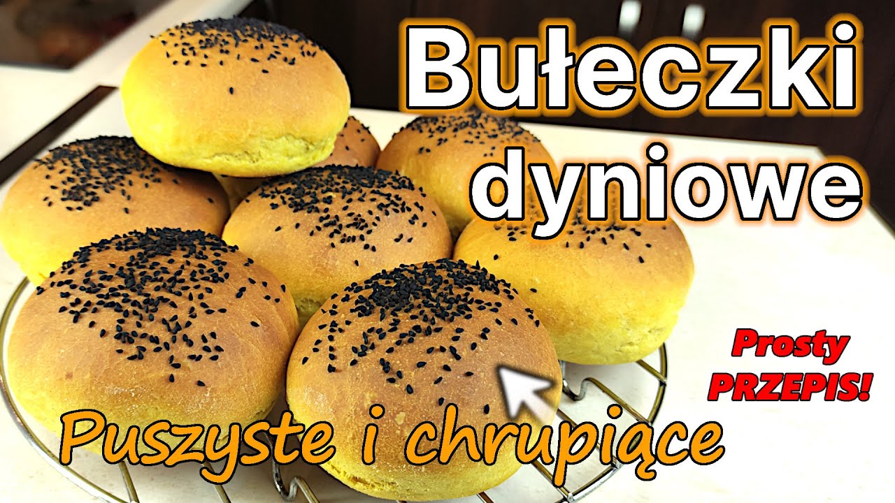 Przepis na BUŁECZKI DYNIOWE - Pyszne i chrupiące BUŁECZKI na śniadanie- 392