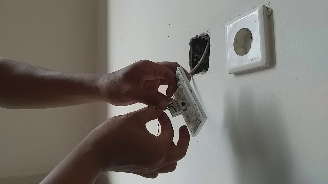 CL Vlog - Cara pemasangan outbow/outlet LAN RJ45  merk Nero