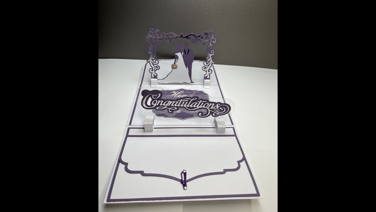 Pop up Couple Wedding Card