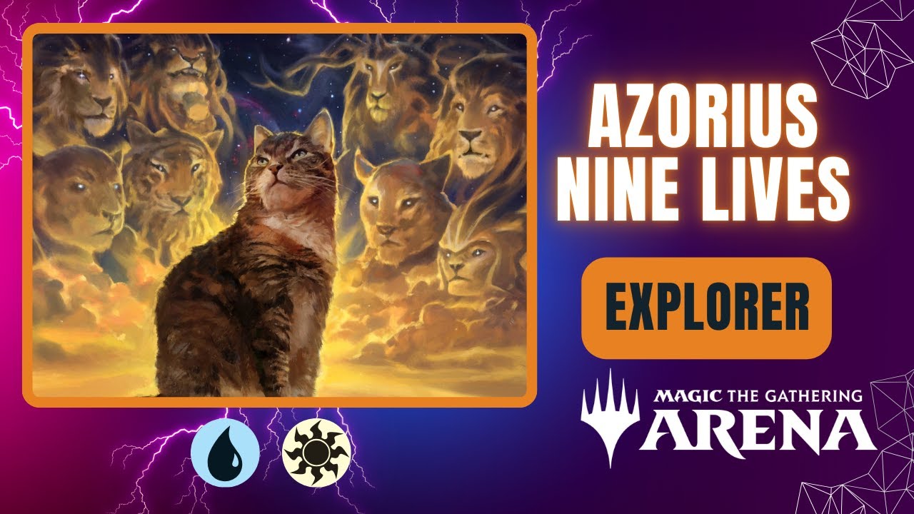 💧🔆 Azorius Nine Lives | Explorer / Pioneer | MTG Arena Gameplay | DFT | BO1 | Aetherdrift