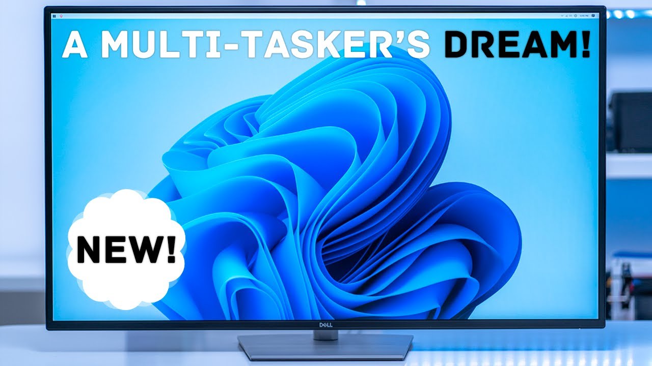 Обзор 43-дюймового 4K-монитора DELL U4323QE — мечта многозадачного пользователя!