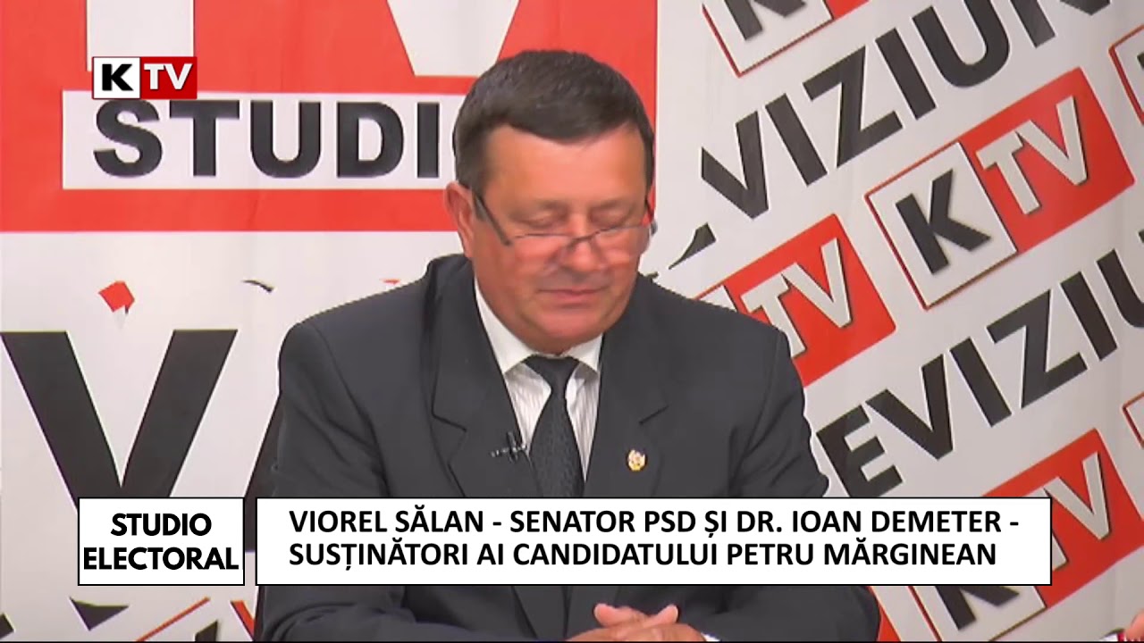Studio Electoral  - 26 octombrie 2017 -  Viorel Salan si Ioan Demeter