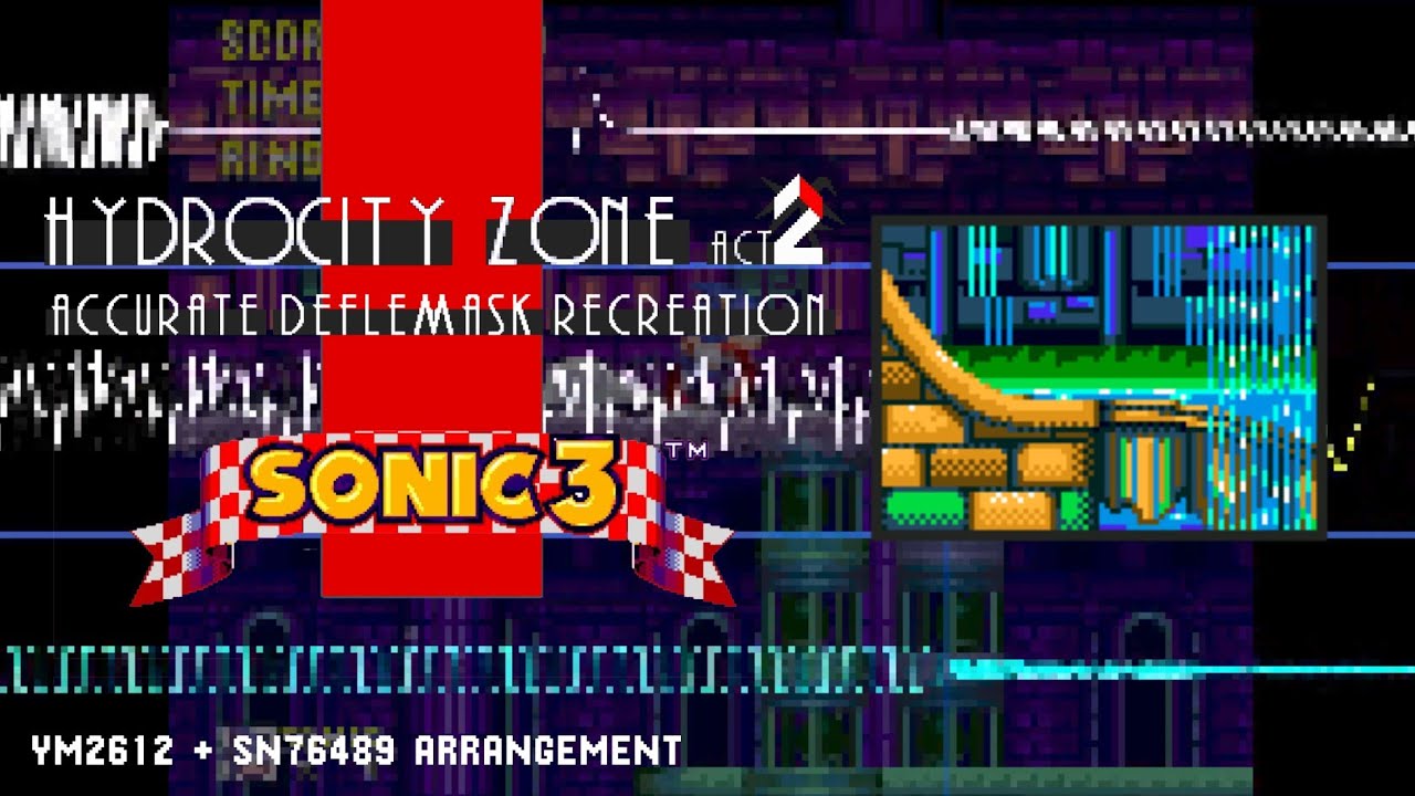 VERY ACCURATE HYDROCITY ZONE ACT 2 DEFLEMASK RECREATION [YM2612 + SN76489 Arrangement]