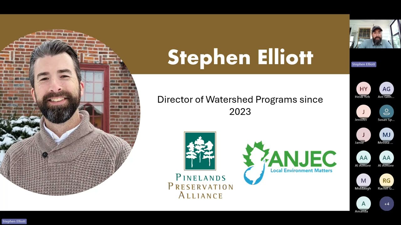 Pinelands Webinar Series: Our Land, Our Water