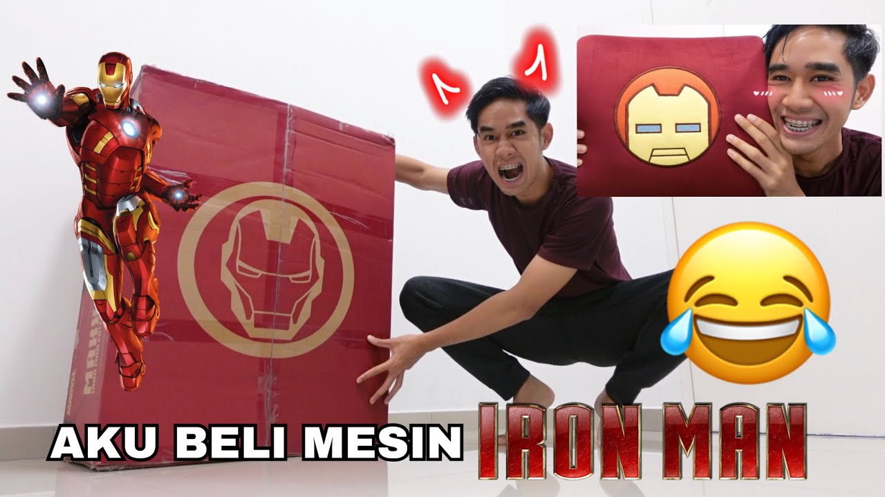 AKU BELI MESIN IRON MAN 😂❤️ KERUSI GAMING PALING MAHAL 😈