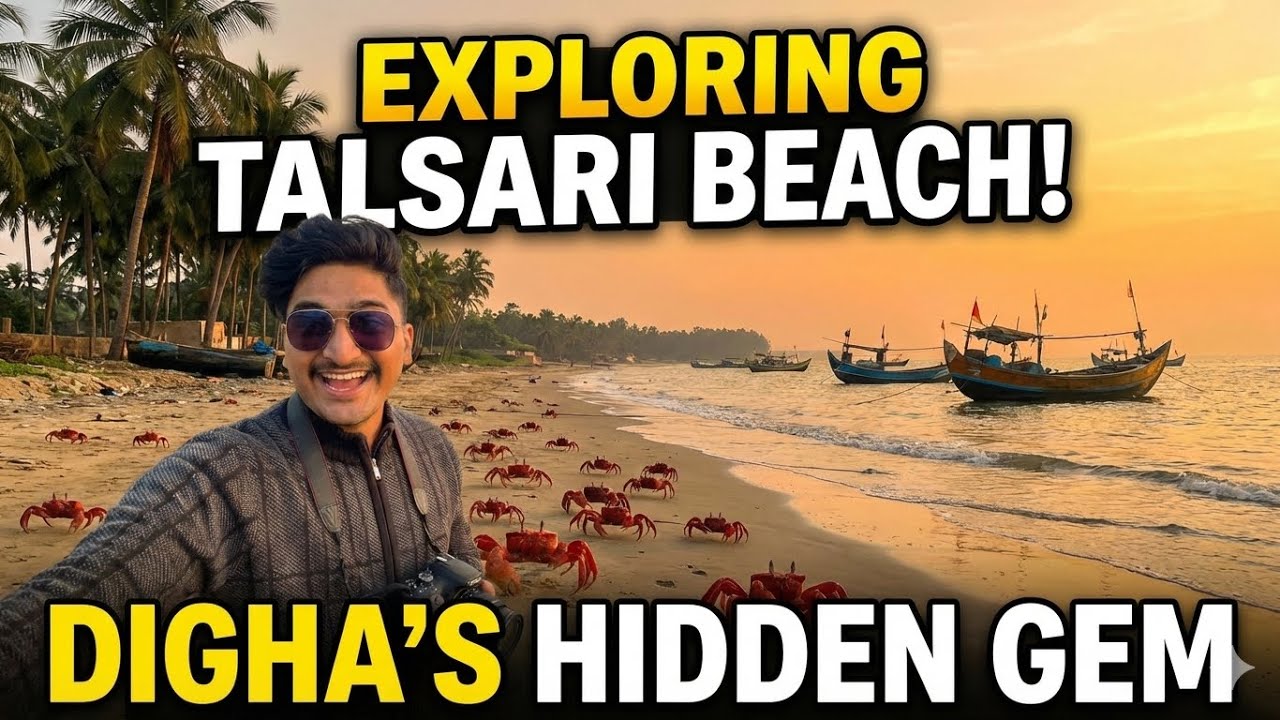 Talsari Beach Digha 🌊 | Exploring West Bengal’s Hidden Gem (Must Visit!) #vlog 