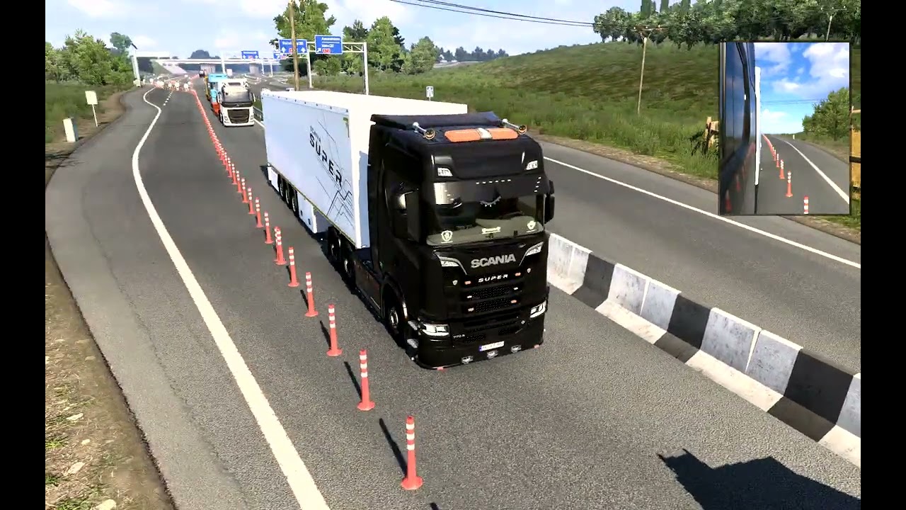 Black Scania 770S 6X4 V8